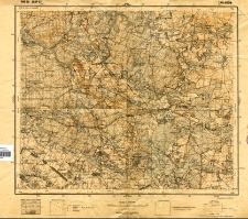Mapa topograficzna Polski: Zabłud&oacute;w Pas 36 Słup 37 (pow. Białystok, woj. białostockie).