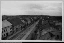 Suwałki, widok z Ratusza na ul. Kościuszki
