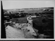 Sejny, widok z wieży kościoła na północną część zespołu poklasztornego