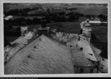 Sejny, widok z wieży kościoła na p&oacute;łnocną część zespołu poklasztornego