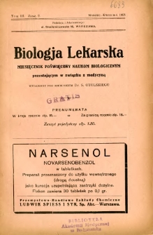 Biologja Lekarska 1924 R.3 nr 2
