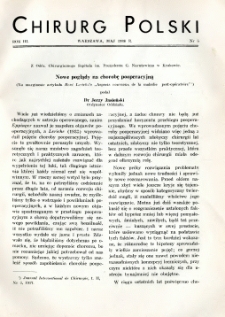 Chirurg Polski 1938 R.3 nr 5