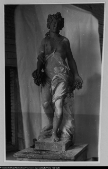 Białystok, Pałac Branickich, Flora - rzeźba w czasie rekonstrukcji