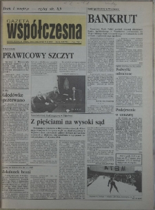 Gazeta Wsp&oacute;łczesna 1994, nr 22