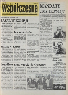 Gazeta Wsp&oacute;łczesna 1994, nr 161