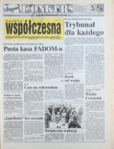 Gazeta Wsp&oacute;łczesna 1995, nr 74
