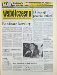 Gazeta Wsp&oacute;łczesna 1995, nr 109