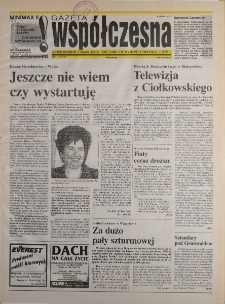 Gazeta Wsp&oacute;łczesna 1995, nr 136