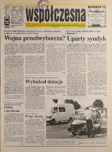 Gazeta Wsp&oacute;łczesna 1995, nr 154