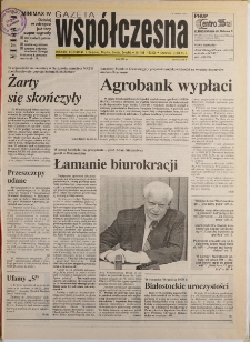 Gazeta Wsp&oacute;łczesna 1995, nr 168