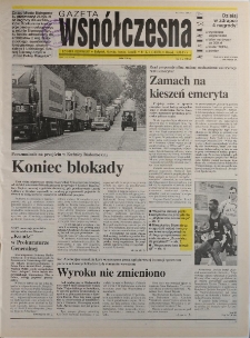 Gazeta Współczesna 1995, nr 170