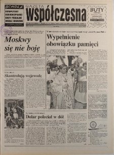Gazeta Wsp&oacute;łczesna 1995, nr 175