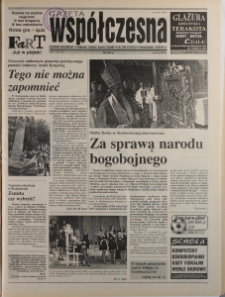 Gazeta Wsp&oacute;łczesna 1995, nr 180