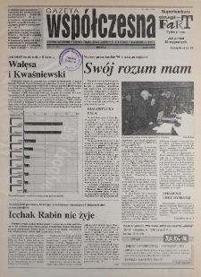 Gazeta Wsp&oacute;łczesna 1995, nr 214