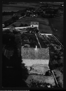 Wigry, widok na część założenia klasztoru i okolicę