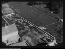 Wigry, widok na część założenia klasztoru i okolicę