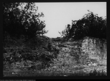 Wigry, krajobraz - fragment muru