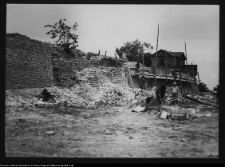 Wigry, fragment murów klasztoru