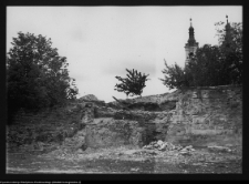 Wigry, fragment mur&oacute;w klasztoru