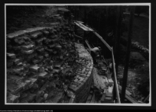 Wigry, mury oporowe (prace konserwatorskie)