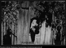 Jaminy, fragment drewnianej kapliczki