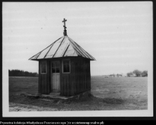 Trześcianka, prawosławna kapliczka za wsią