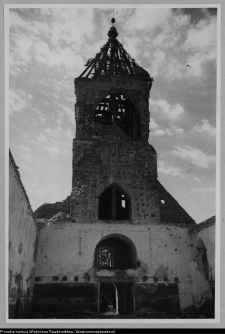 Mieruniszki, ruiny kościoła ewangelickiego