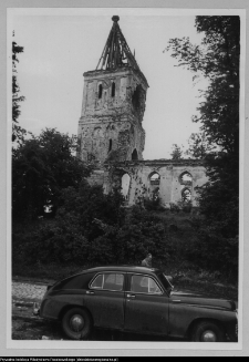 Mieruniszki, ruiny kościoła ewangelickiego