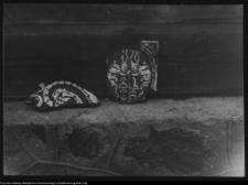 Tykocin, heraldyczny kafel piecowy z zamku