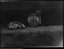 Tykocin, heraldyczny kafel piecowy z zamku