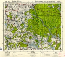 Mapa topograficzna Polski: Hajnówka Pas 38 Słup 37 (pow. Bielsk-Podlaski, woj. białostockie).