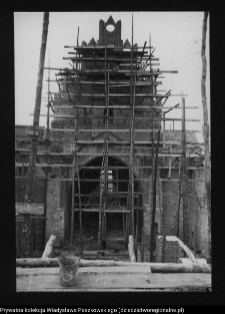 Wizna, odbudowa kościoła