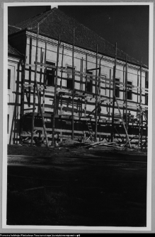 Supraśl, pobazyliański zesp&oacute;ł cerkiewno-klasztorny w czasie rob&oacute;t konserwatorskich