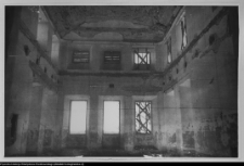 Supraśl, Pałac Opat&oacute;w - wnętrze w czasie odbudowy