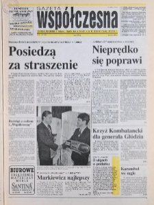 Gazeta Wsp&oacute;łczesna 1996, nr 42