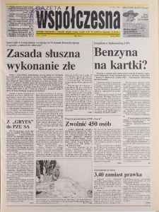 Gazeta Wsp&oacute;łczesna 1996, nr 72