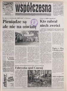 Gazeta Wsp&oacute;łczesna 1996, nr 92