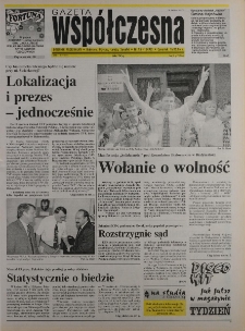 Gazeta Wsp&oacute;łczesna 1996, nr 95
