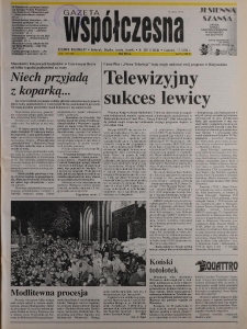 Gazeta Wsp&oacute;łczesna 1996, nr 203