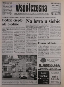 Gazeta Wsp&oacute;łczesna 1996, nr 211