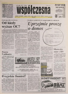 Gazeta Wsp&oacute;łczesna 1996, nr 221