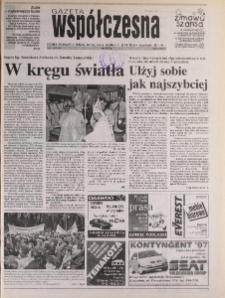 Gazeta Wsp&oacute;łczesna 1996, nr 223
