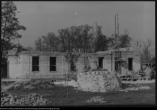 Choroszcz, pałac w czasie odbudowy