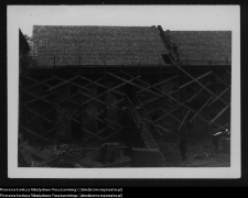 Supraśl, pobazyliański zesp&oacute;ł cerkiewno-klasztorny w czasie rob&oacute;t konserwatorskich