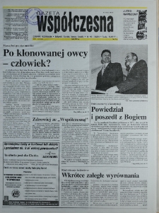 Gazeta Wsp&oacute;łczesna 1997, nr 40