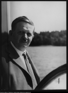 Władysław Paszkowski i jego wsp&oacute;łpracownicy - dr M. Szymański na Kanale Augustowskim