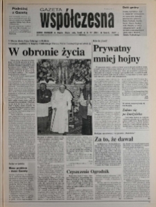 Gazeta Wsp&oacute;łczesna 1997, nr 107