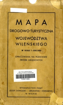Mapa drogowo-turystyczna województwa wileńskiego