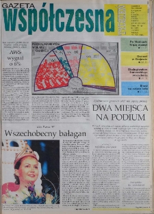 Gazeta Wsp&oacute;łczesna 1997, nr 187