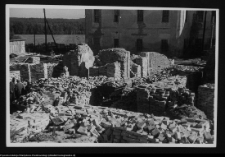 Supraśl, Pałac Opat&oacute;w, odgruzowywanie